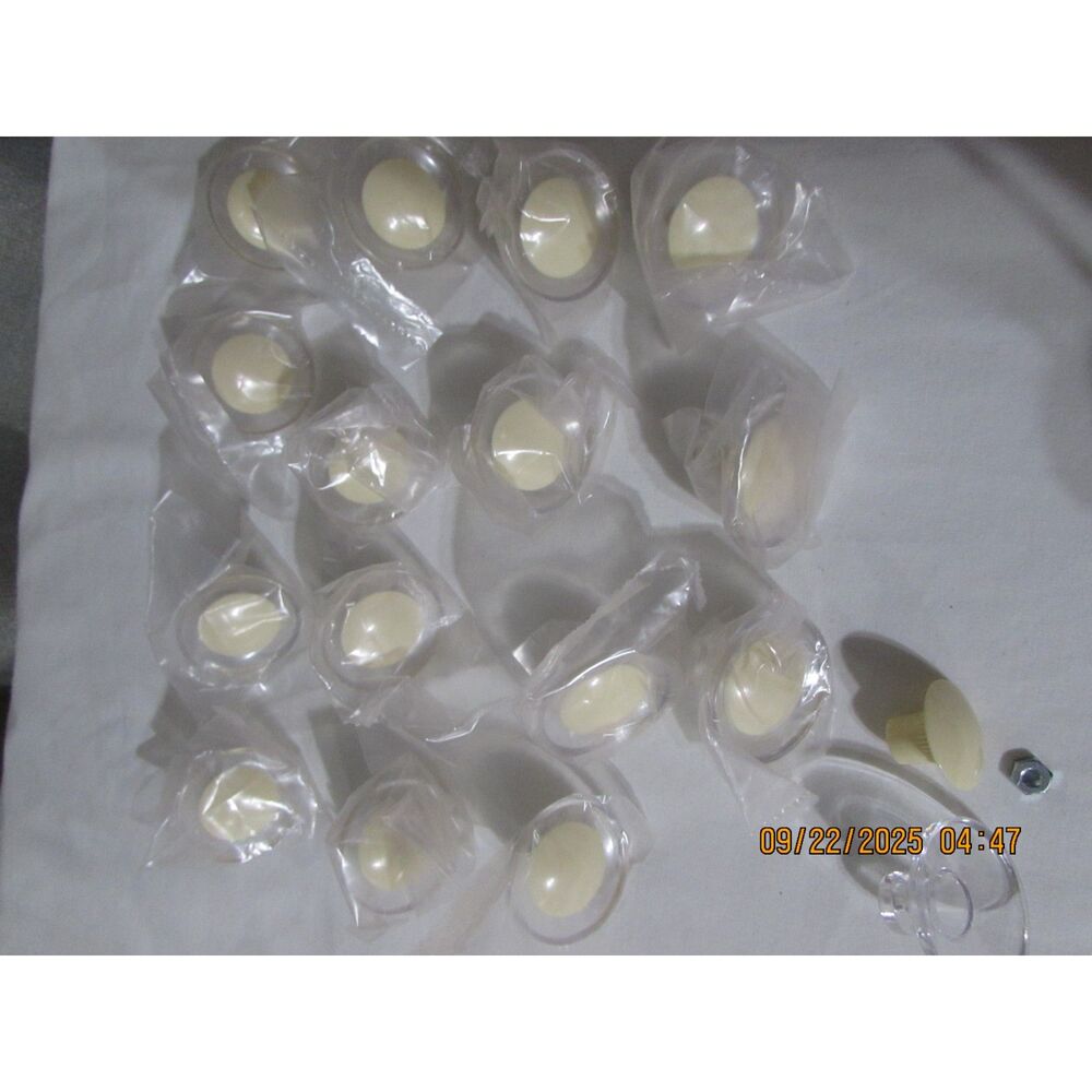 Set of 16 drawer pulls hardware pastel yellow nursey kid's room new playroom